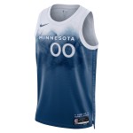 Maillot NBA Minnesota Timberwolves Personnalisable Nike 2023-24 City Edition Bleu Swingman - Homme